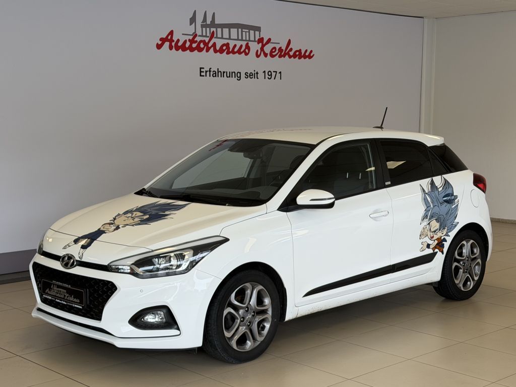 Hyundai i20 blue 1.2 YES!+Navi+R-Kam.+Winterräder+
